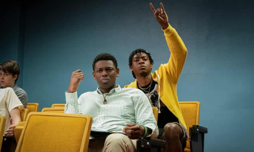 Donald Elise Watkins and RJ Cyler.