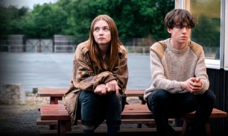 A youthful take on Bonnie and Clyde ... Jessica Barden and Alex Lawther in The End of the F***ing World. Photograph: Channel 4