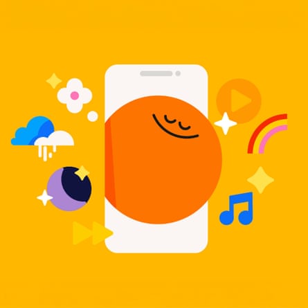 A display of the Headspace app icon