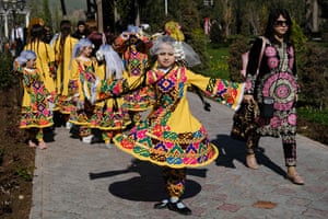 Tajiks participate in Nowruz celebrations, an ancient festival marking the first day of spring.