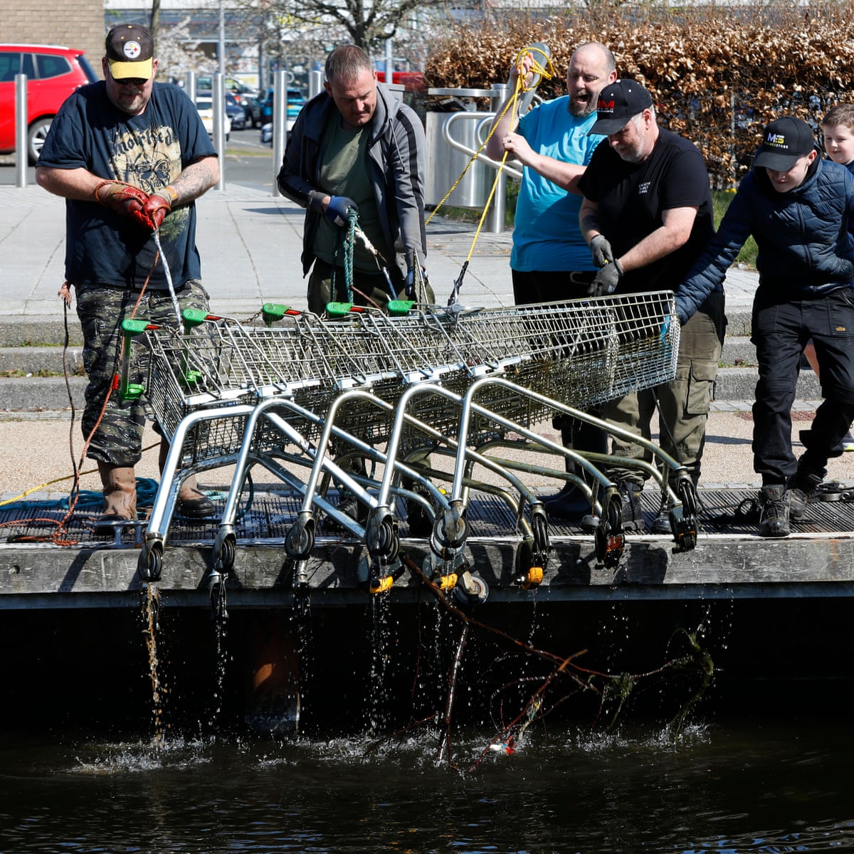 the pull? Magnet fishing proves a in pandemic Scotland – a photo essay | Environment | The Guardian