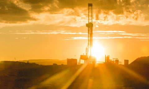 Fracking Drilling Rig 