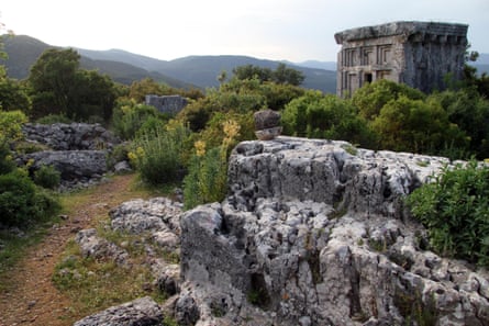 The ruins of Phellos near Kaş.