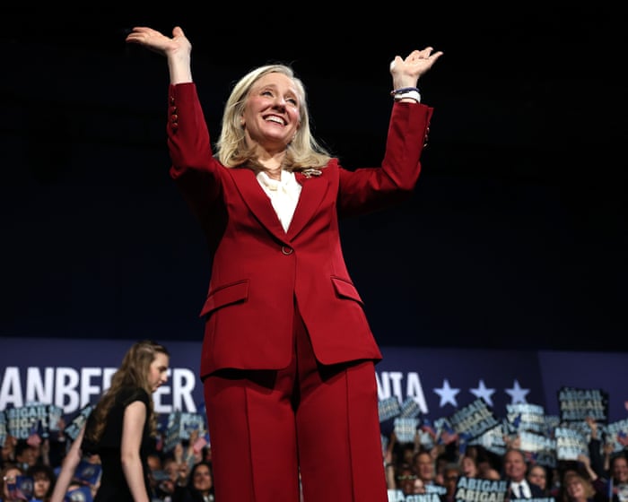 Democrat Abigail Spanberger elected governor of Virginia