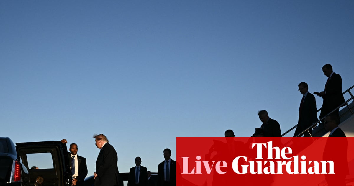 Politico reportedly barred from traveling with Trump amid administration’s crackdown on White House coverage – live