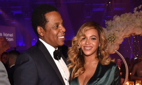 Jay-Z and Beyoncé at Rihanna’s Diamond Ball earlier this month.