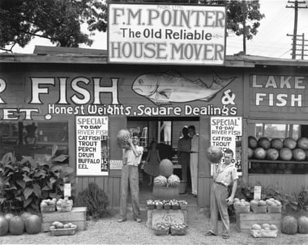 Roadside stand, near Birmingham, 1936 from A Vision Shared by Walker Evans.
