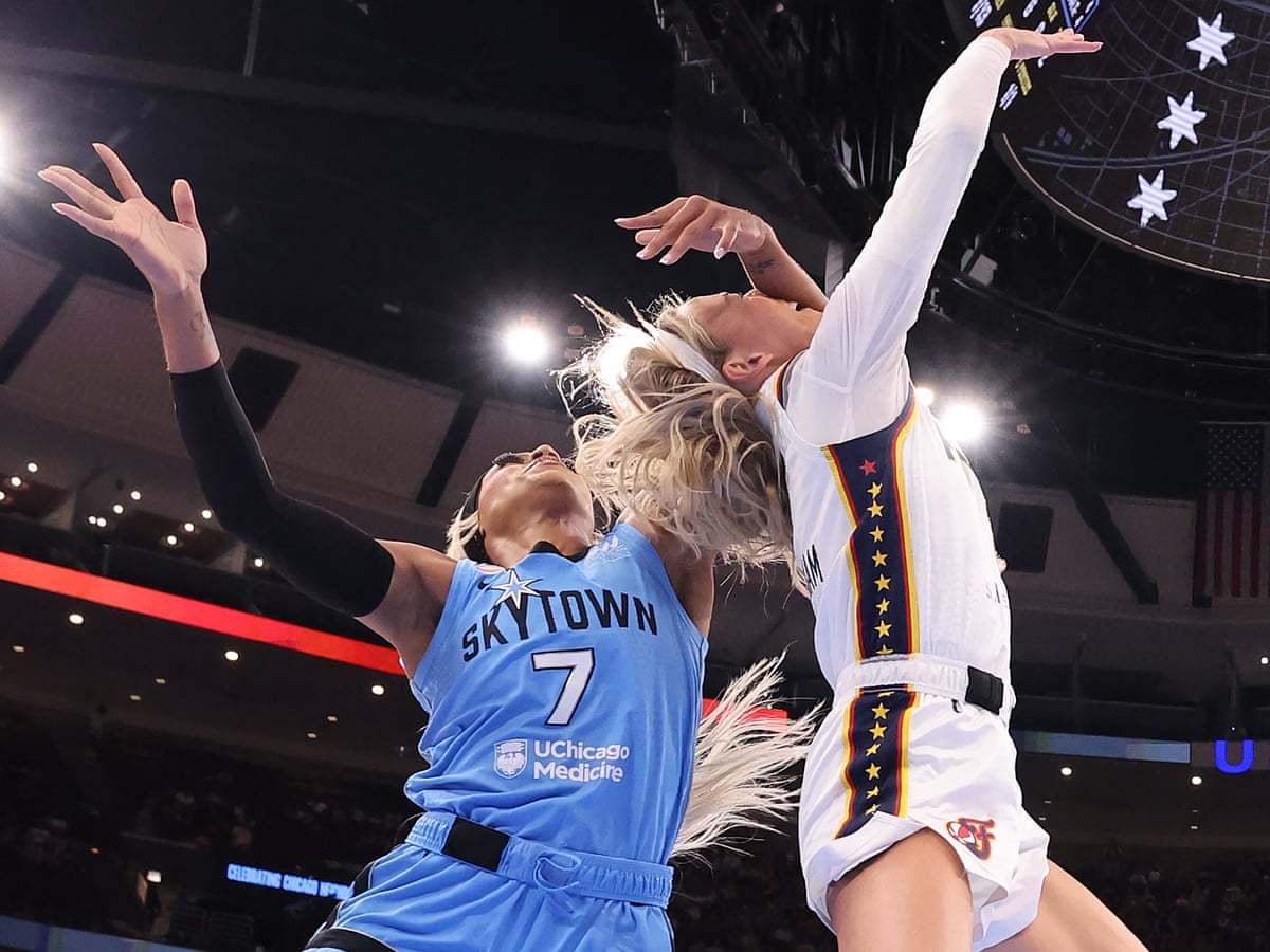 Sky's DiJonai Carrington posts 'white privilege' after ejection for hard foul on Sophie Cunningham | WNBA | The Guardian