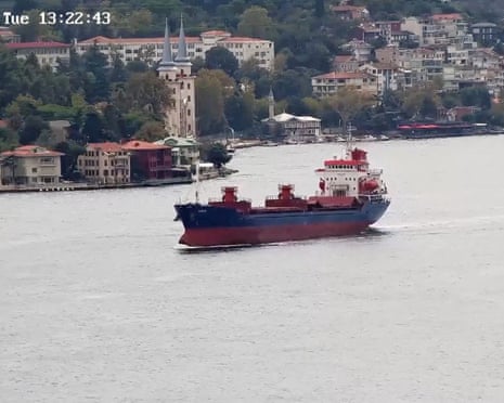 General cargo vessel ABLE, one of the two vessels attacked in drone strikes in the Black Sea off Nato member Bulgaria.