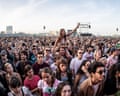 A sea of fans at Primavera Sound festival in Barcelona, Spain