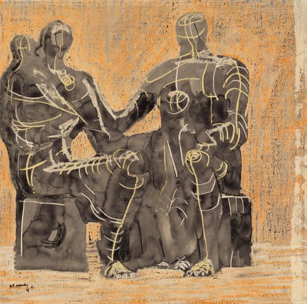 Henry Moore’s Family Group, 1945.