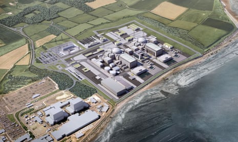 An artist’s impression of the twin Hinkley Point C reactors