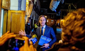 The Dutch prime minister, Mark Rutte