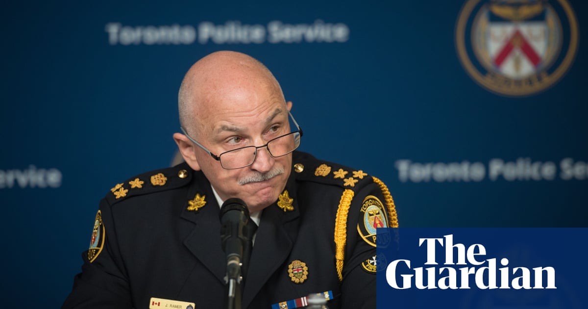 Toronto police chief apologizes to people of color over disproportionate use of force