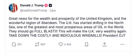 Post by Donald Trump