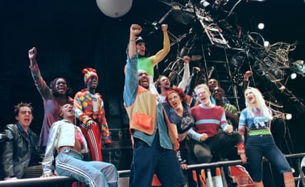 Rent at the Shaftesbury theatre, London, in 1998.
