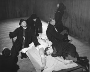 A performance of The Constant Prince, by Julius Slowacki of the Polish Laboratory Theatre, directed by Jerzy Grotowski in Warsaw, 1965.