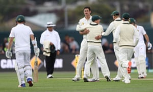 Australia End Disastrous First Day 86 Runs Behind Proteas
