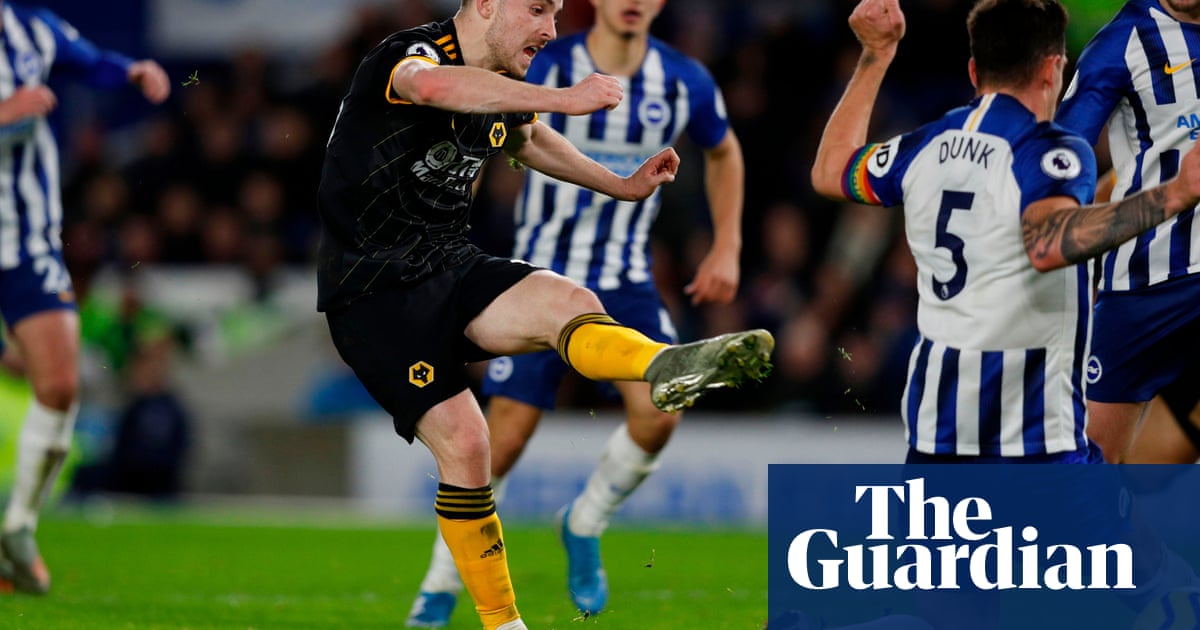 Wolves’ Diogo Jota earns draw at Brighton after quickfire goal exchange