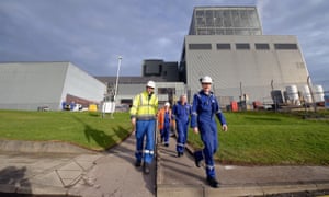 Workers at Hunterston B power station