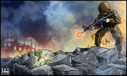 Ben Jennings on the ongoing tragedy in Gaza – cartoon