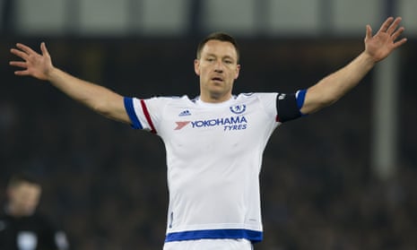 John Terry during his 700th appearance for Chelsea, the FA Cup quarter-final against Everton last month.