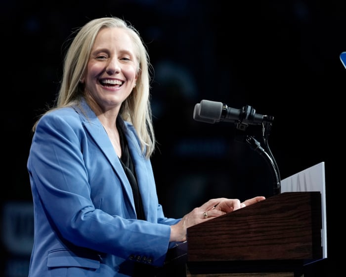 Abigail Spanberger presents herself as bulwark against chaos and cruelty