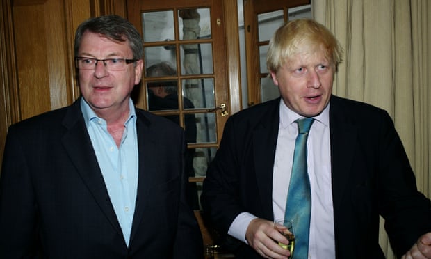 Lynton Crosby (left) and Boris Johnson in 2012.
