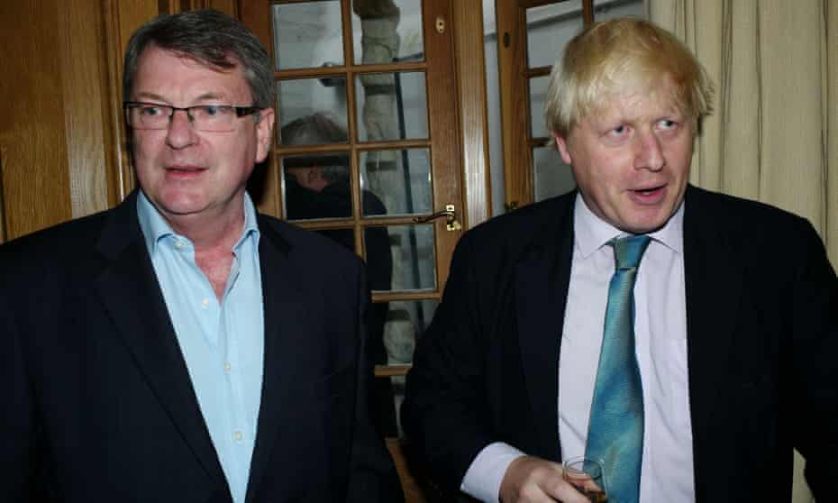 Lynton Crosby pictured with Boris Johnson in 2012