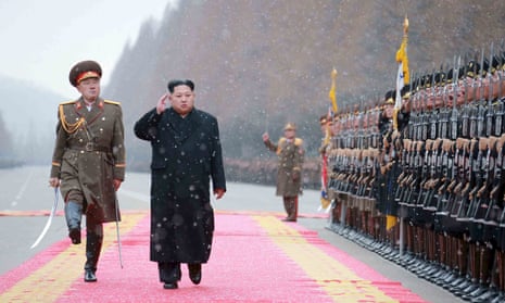 The North Korean leader, Kim Jong-un.