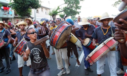 Santiago de Cuba street parade.