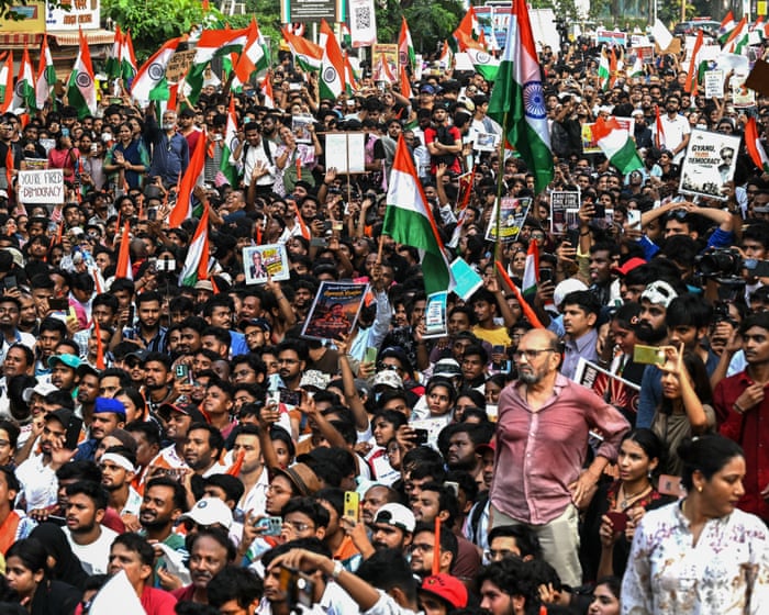 India’s Cockroach movement launches new protests over changes to voter roll