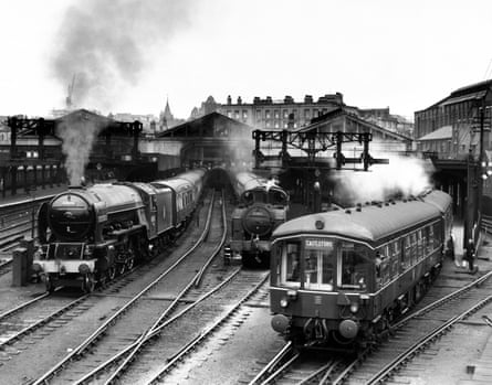 Trains set off from Leeds.
