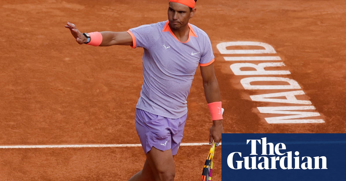 Rafael Nadal prolongs Madrid farewell by dispatching teenager Darwin Blanch | Tennis | The Guardian
