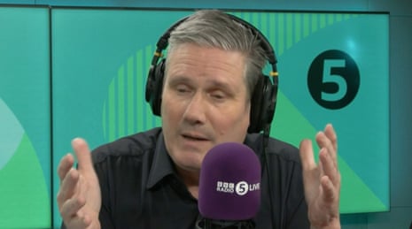 Keir Starmer on Radio 5 Live today.