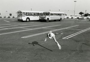 Flying majorette, 1977“I’ve always had a camera, Brownie Starflash, but it was never anything serious. After I got into Chouinard, I made one print in the darkroom and went, ‘This is fucking magic!’ It knocked me out.”