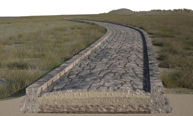 A digital reconstruction of the Roman road in the Venice lagoon