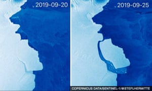 A massive iceberg has calved off Amery ice shelf in Antarctica