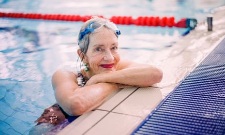 Jill Craven in a swimming pool.