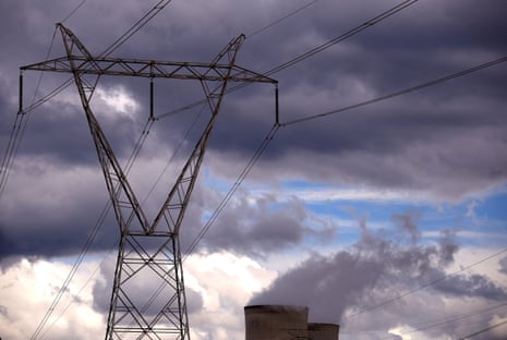 Power lines.