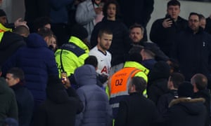 Eric Dier recibió simpatía, apoyo y aplausos por su inesperada incursión en las gradas para enfrentar a un seguidor.