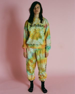 Aries Arise’s No Problemo tie-dyed sweatpants have become a cult favourite.
