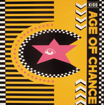The cover art for Age of Chance’s single Kiss.