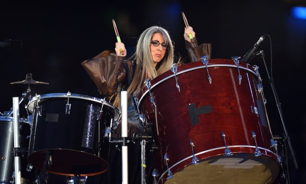 Percussionist Dame Evelyn Glennie performs at London 2012.
