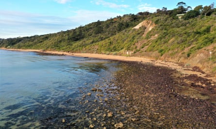 Sunnyside North beach in greater Melbourne