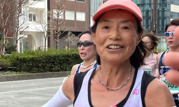Japan’s Mariko Yugeta competing in the Nagoya women’s marathon.