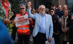 Jeremy Corbyn campaigns during the general election.