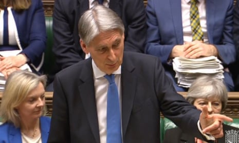 Philip Hammond delivers his first spring statement in the House of Commons