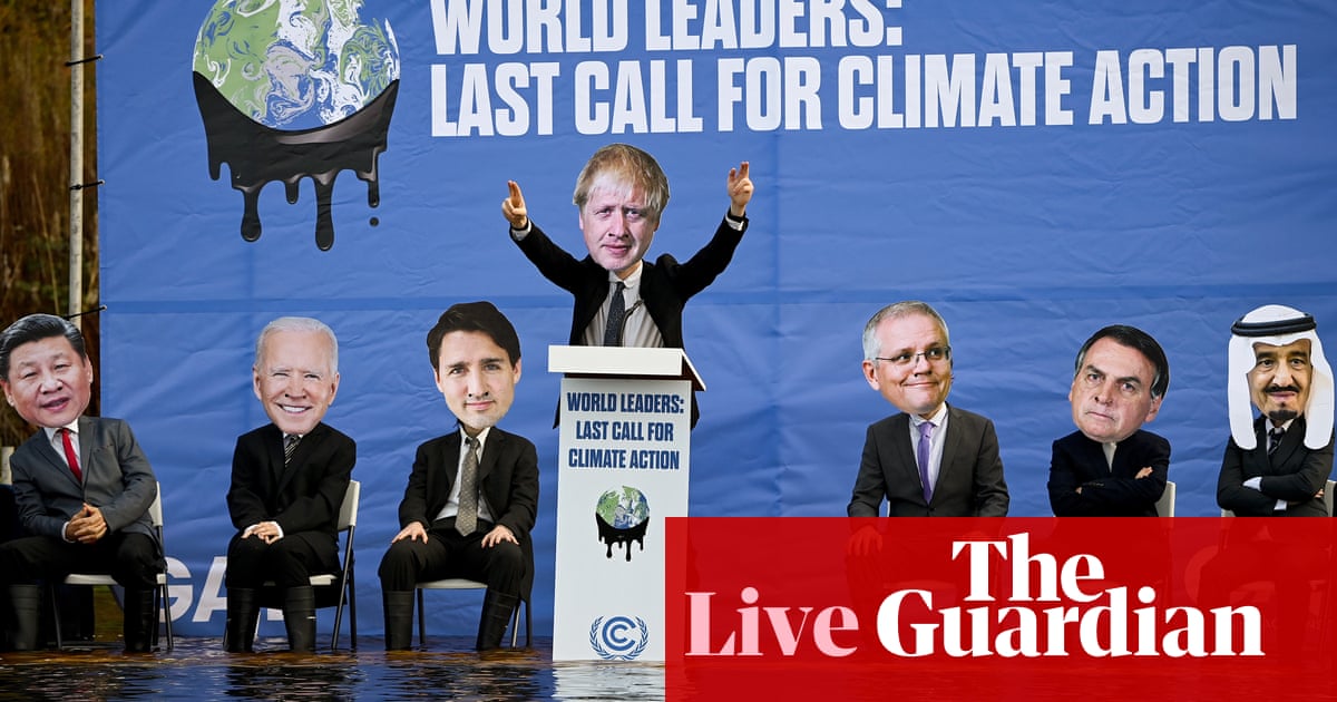 Cop26: We have to change behaviour if we’re going to cut emissions, say health chiefs – day eight live