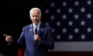 Joe Biden speaks in Des Moines, Iowa, on 10 August 2019.